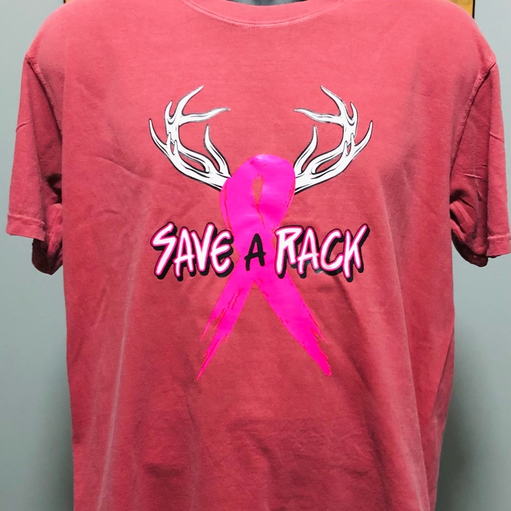 Rustic Pink Save A Rack T-shirt Size L! - Picture 3 of 4